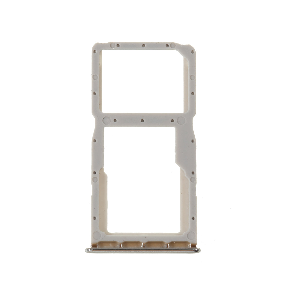 OEM Dual SIM Micro SD Card Tray Holder Replacement for Huawei P30 Lite / nova 4e / Huawei P30 Lite New Edition - White