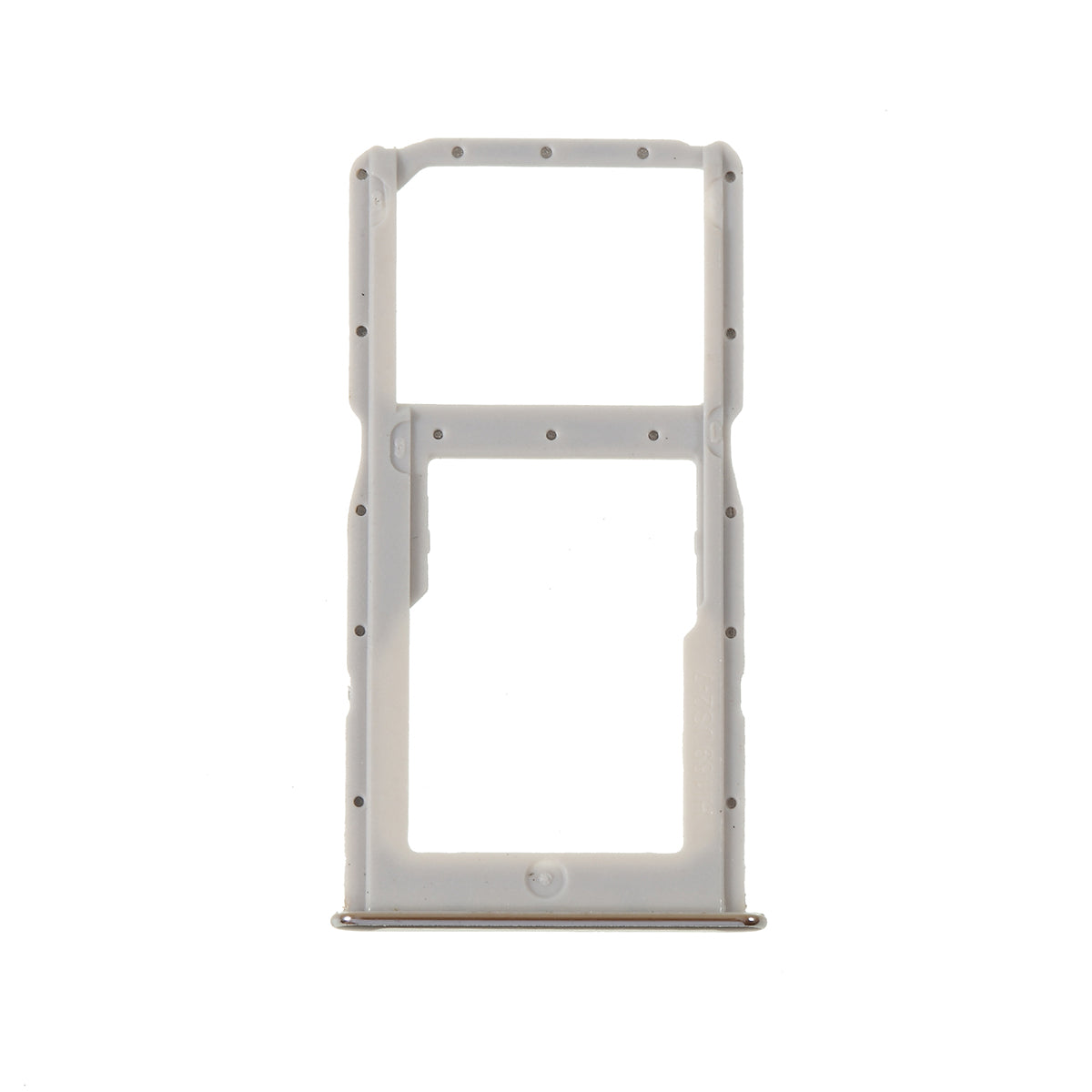OEM Dual SIM Micro SD Card Tray Holder Replacement for Huawei P30 Lite / nova 4e / Huawei P30 Lite New Edition - White