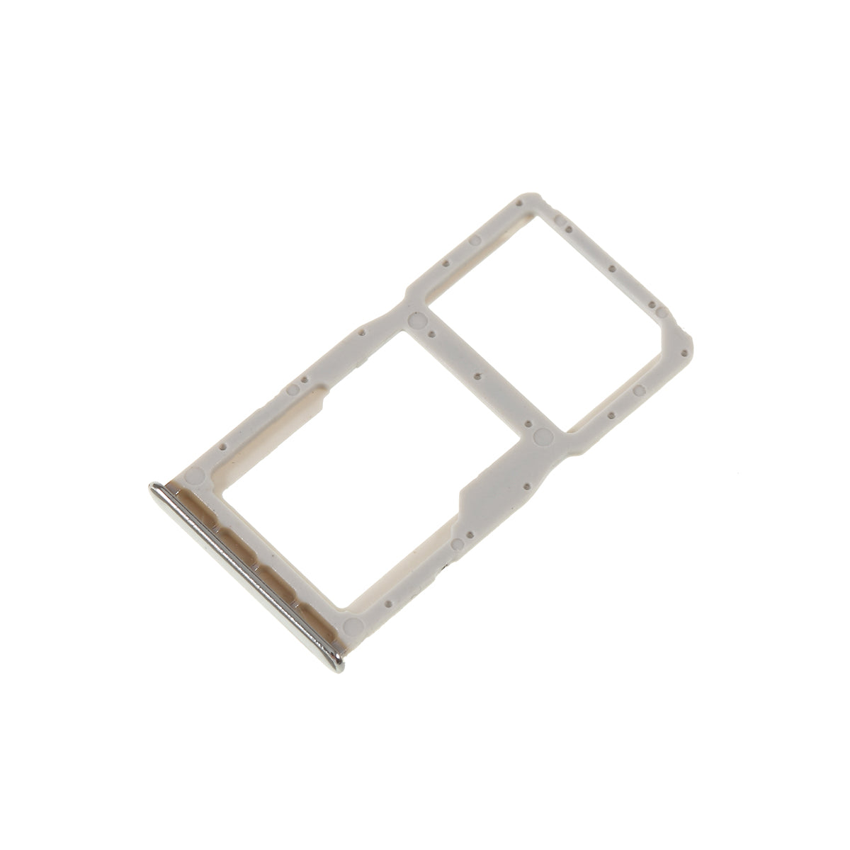 OEM Dual SIM Micro SD Card Tray Holder Replacement for Huawei P30 Lite / nova 4e / Huawei P30 Lite New Edition - White