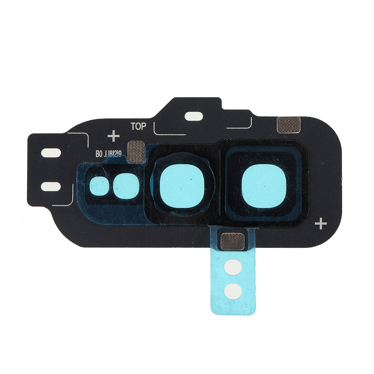 OEM Back Camera Lens Ring Cover with Glass Lens for Samsung Galaxy S10e G970 - Black