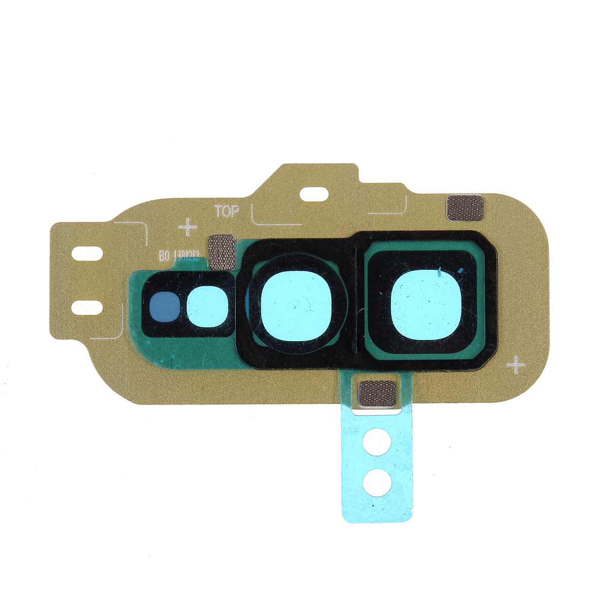 OEM Back Camera Lens Ring Cover with Glass Lens for Samsung Galaxy S10e G970 - Yellow