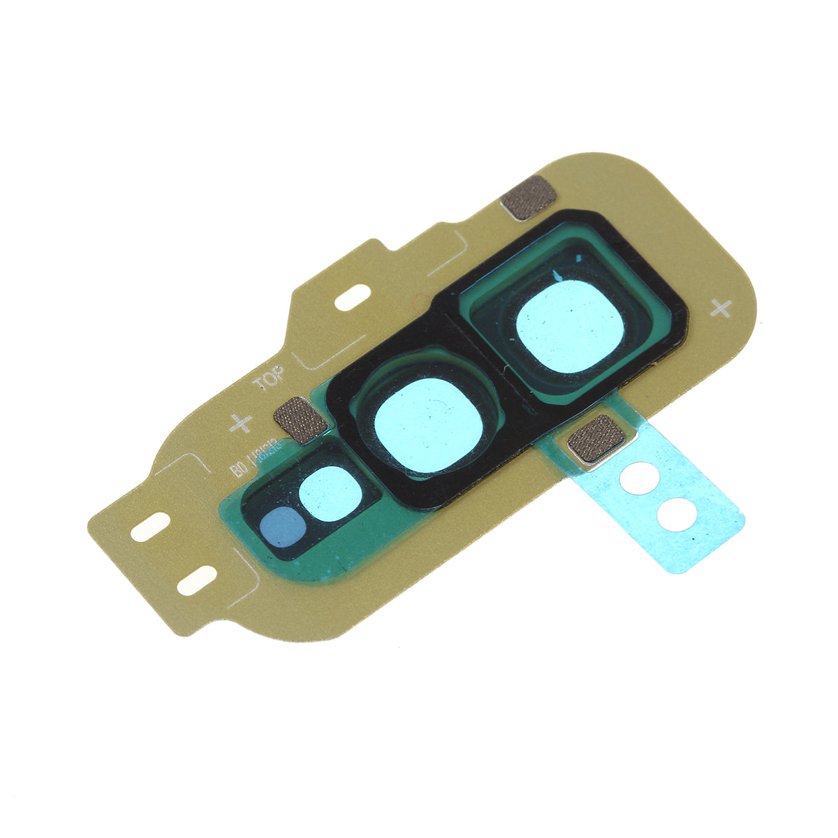 OEM Back Camera Lens Ring Cover with Glass Lens for Samsung Galaxy S10e G970 - Yellow