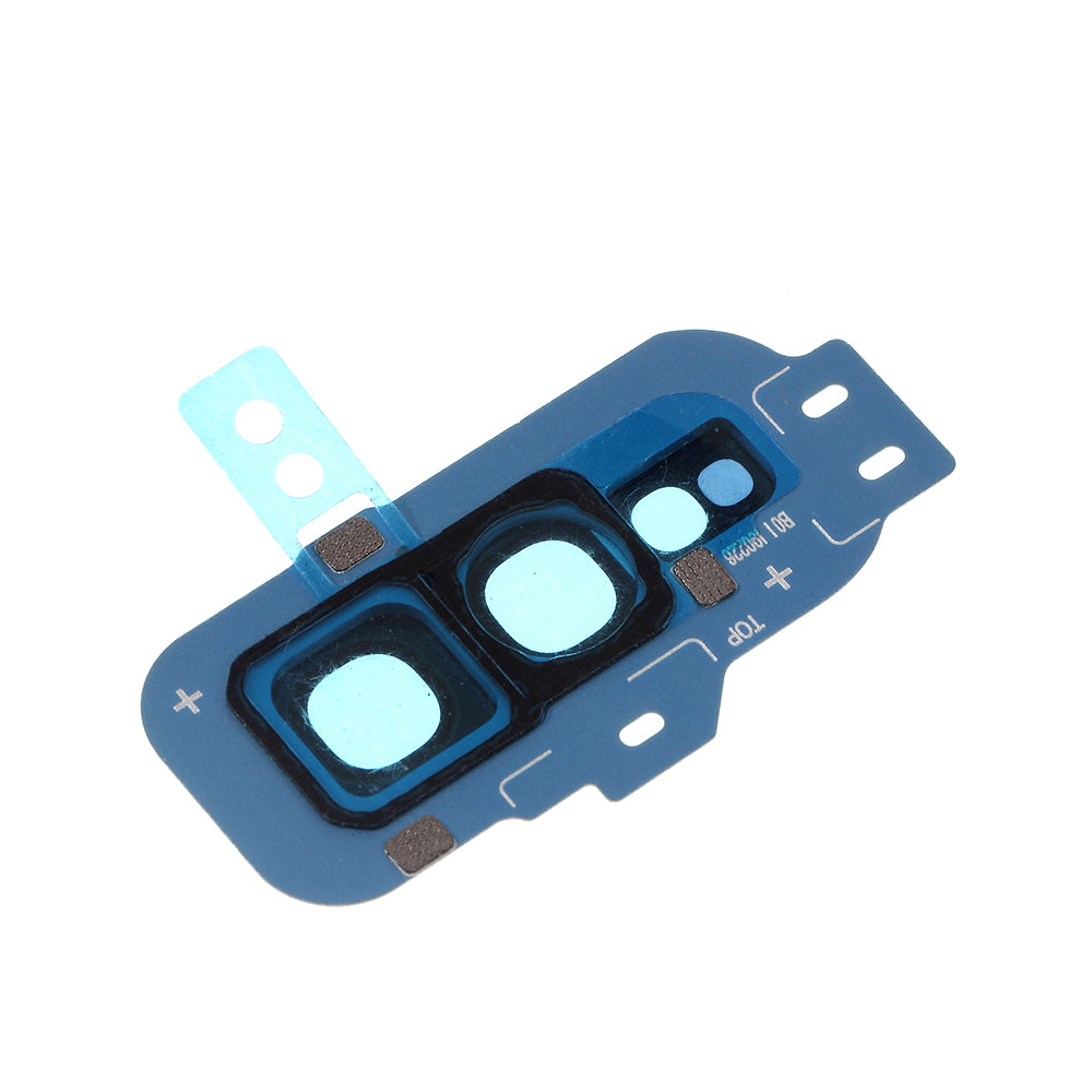Back Camera Lens Ring Cover with Glass Lens for Samsung Galaxy S10e G970 - Blue