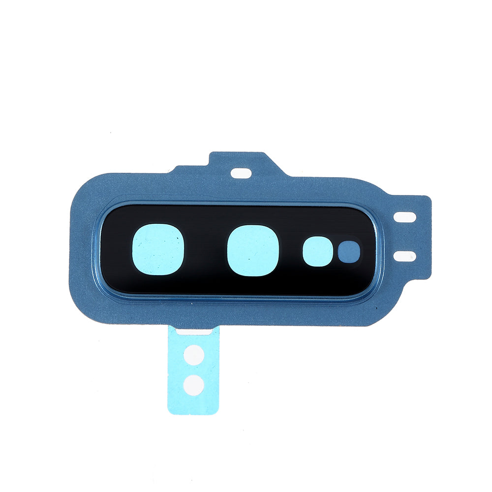 Back Camera Lens Ring Cover with Glass Lens for Samsung Galaxy S10e G970 - Blue