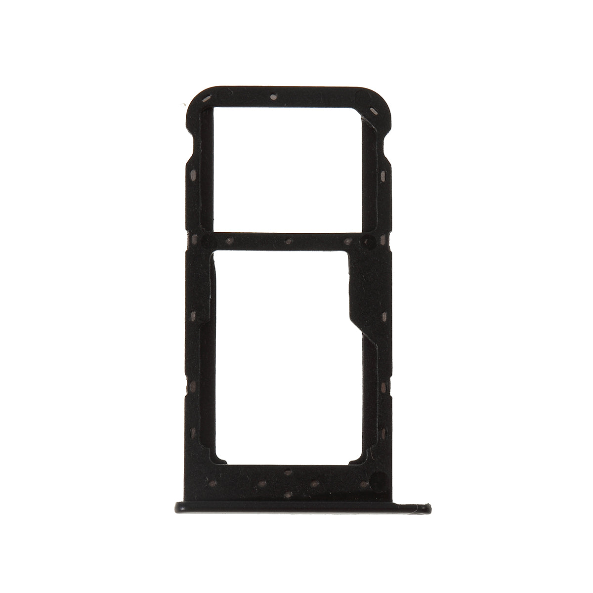 OEM Dual SIM MicroSD Card Tray Slot Part for Huawei Honor 9 Lite - Black