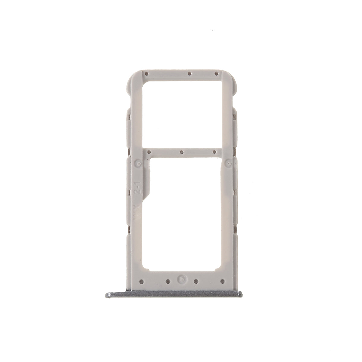 OEM Dual SIM MicroSD Card Tray Slot Part for Huawei Honor 9 Lite - Silver