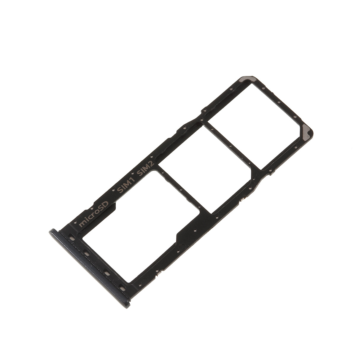 OEM Dual SIM Micro SD Card Tray Holder Replacement for Samsung Galaxy A50 SM-A505 / A30 SM-A305 - Black