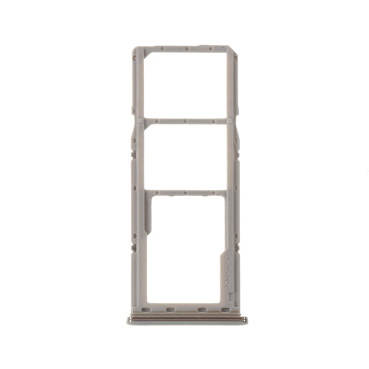 OEM Dual SIM Micro SD Card Tray Holder Replacement for Samsung Galaxy A50 SM-A505 / A30 SM-A305 - Silver