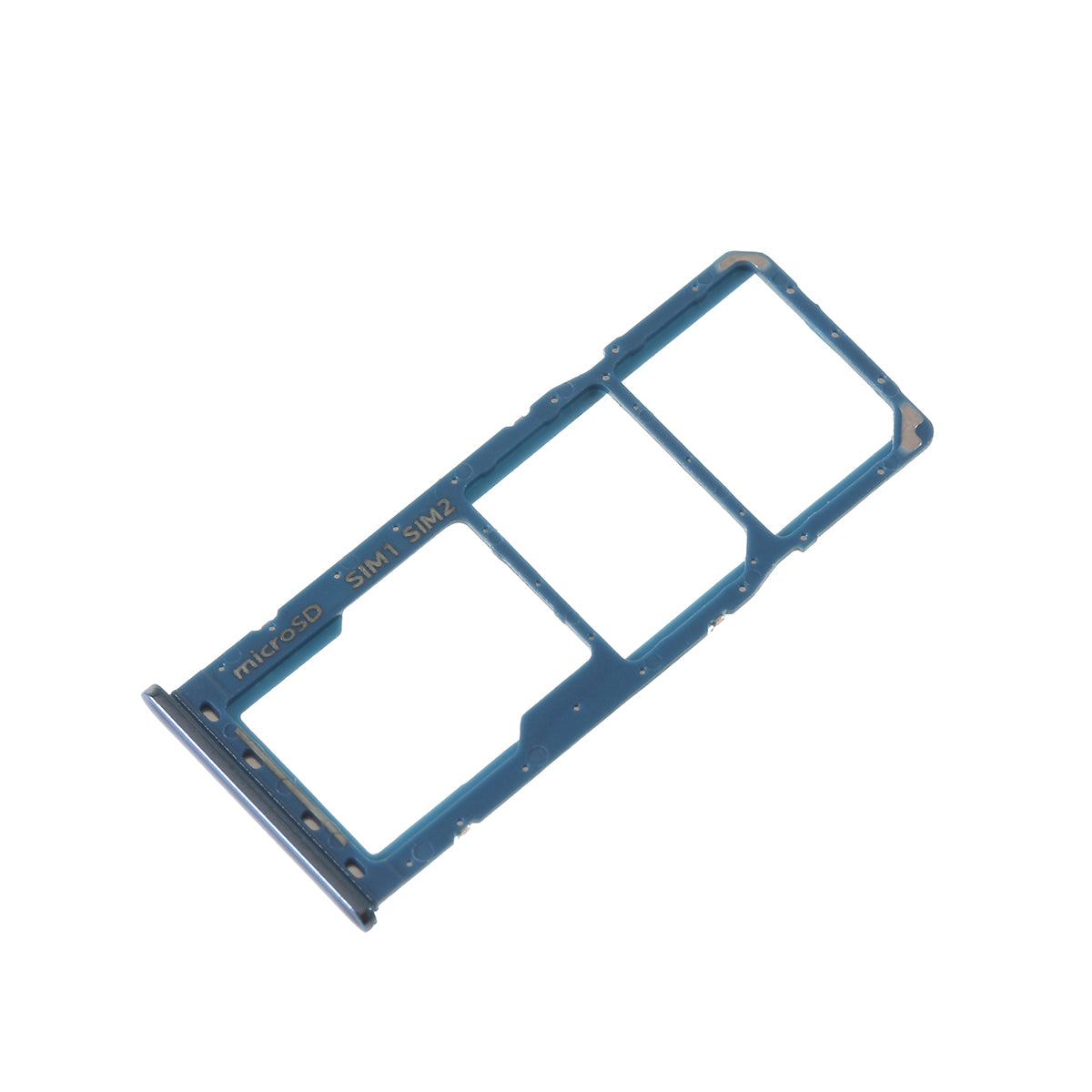 OEM Dual SIM Micro SD Card Tray Holder Replacement for Samsung Galaxy A50 SM-A505 / A30 SM-A305 - Blue