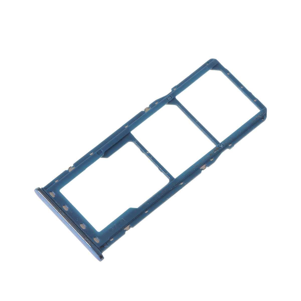 OEM Dual SIM Micro SD Card Tray Holder Replacement for Samsung Galaxy A50 SM-A505 / A30 SM-A305 - Blue