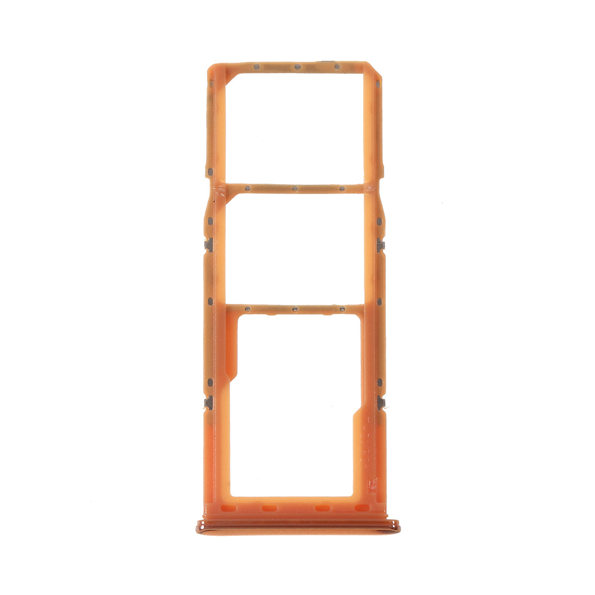OEM Dual SIM Micro SD Card Tray Holder Replacement for Samsung Galaxy A50 SM-A505 / A30 SM-A305 - Orange