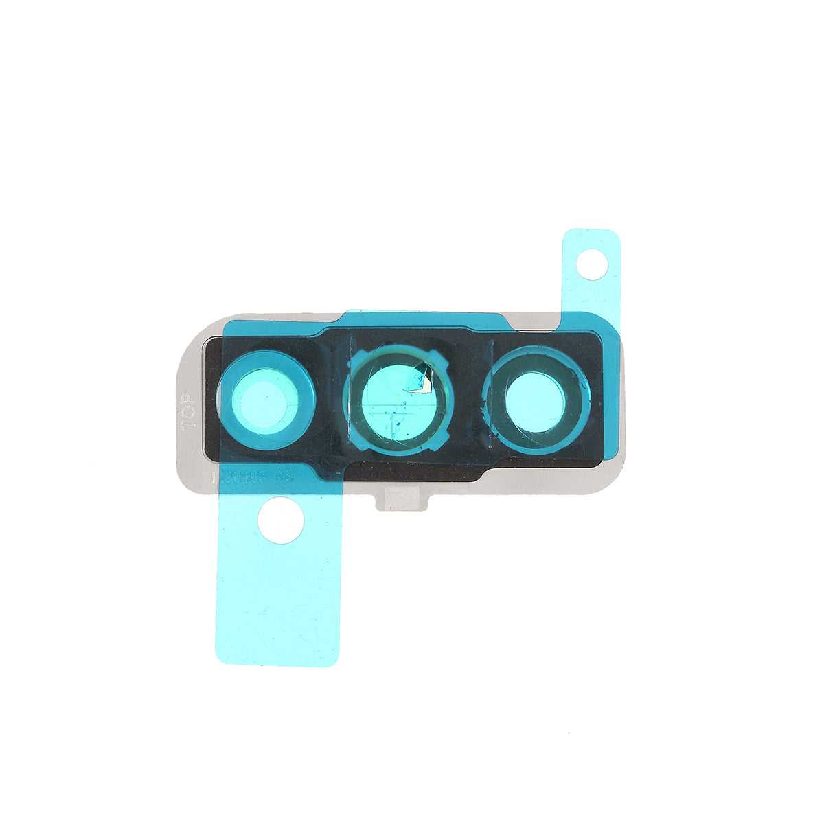 OEM Back Camera Lens Ring Cover with Glass Lens for Samsung Galaxy A50 SM-A505 - Silver