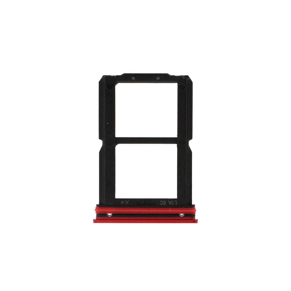 OEM Dual SIM Card Tray Holder Replace Part for OnePlus 7 - Red
