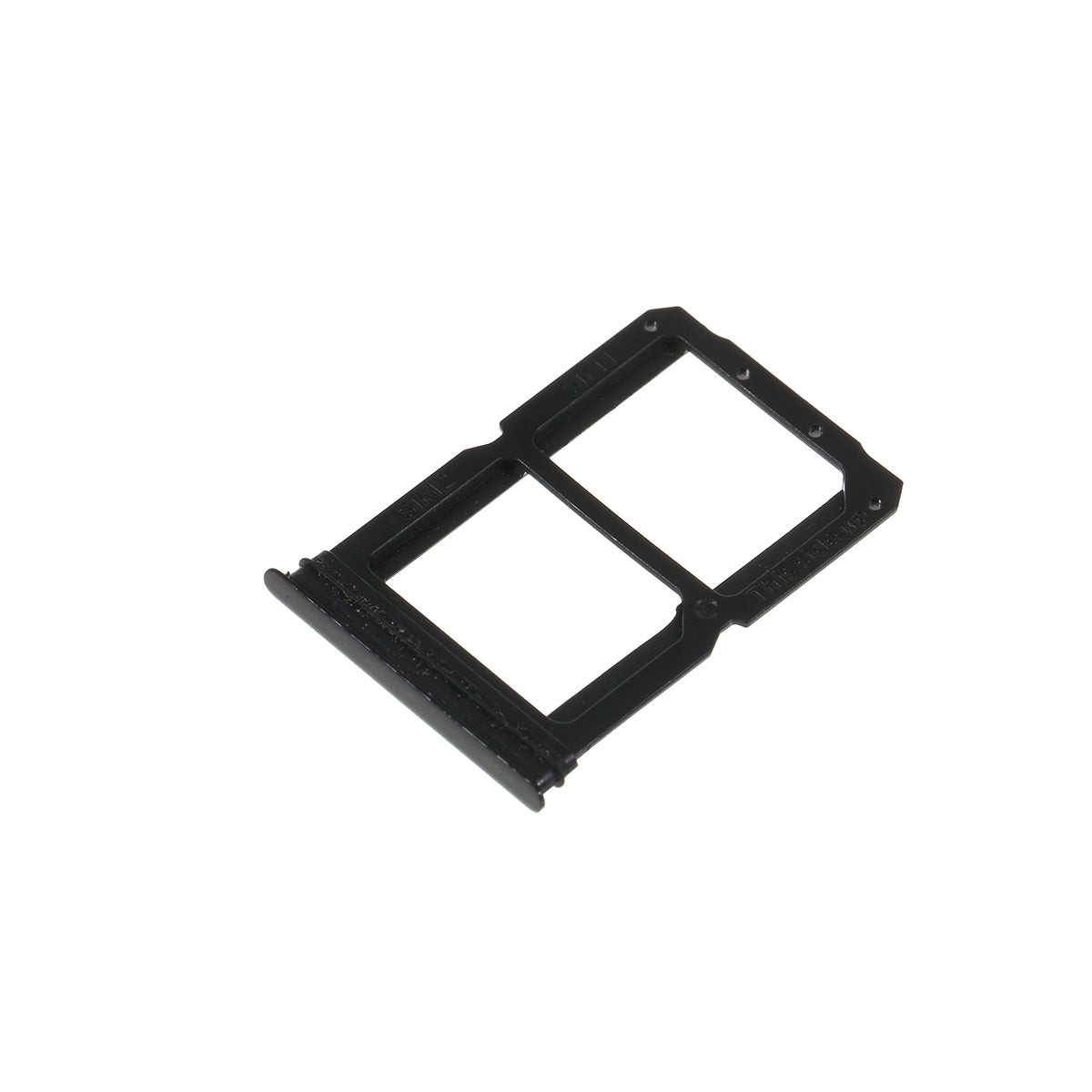 OEM Dual SIM Card Tray Holder Replacement for OnePlus 6T - Metal Black