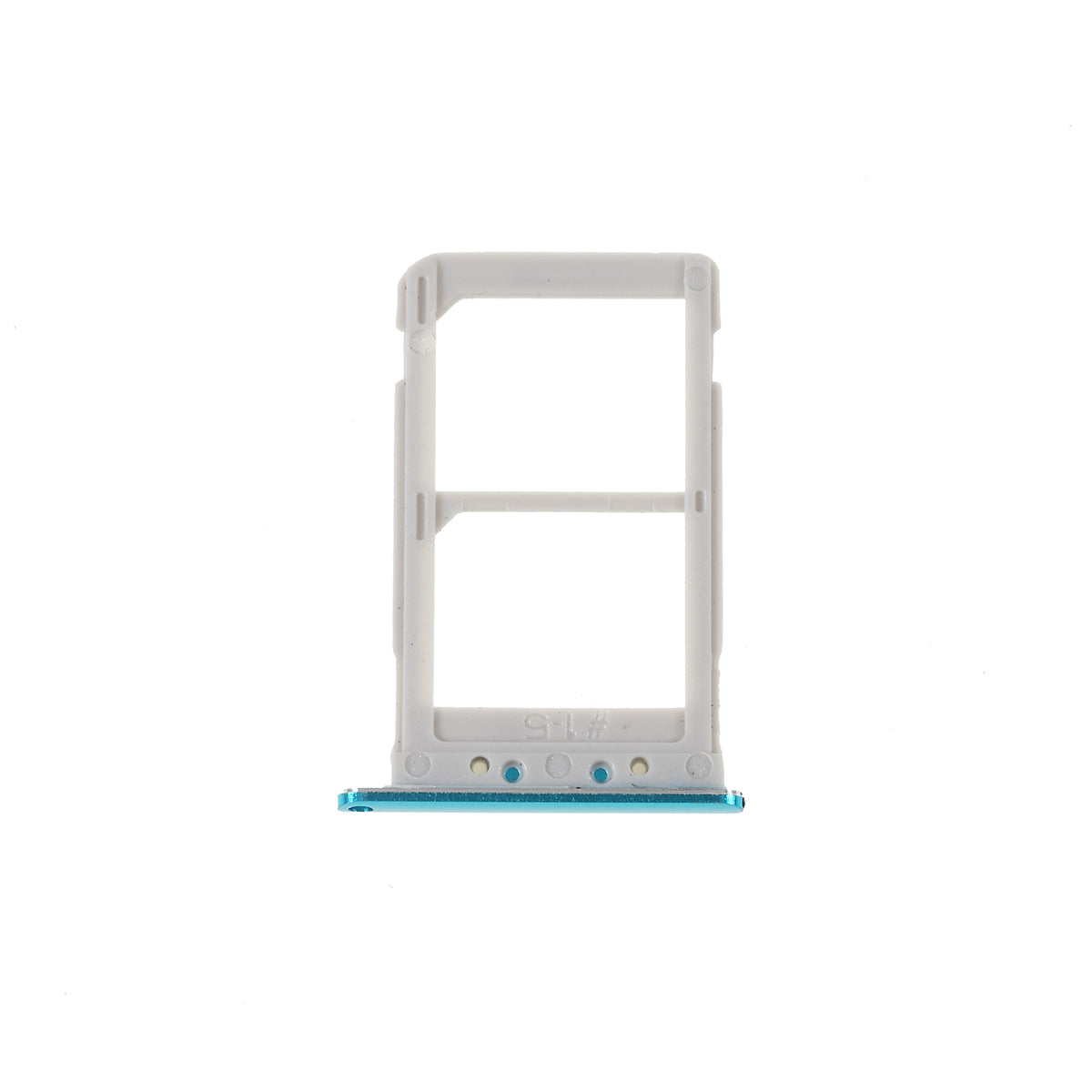OEM Dual SIM Card Tray Holder Replace Part for Samsung Galaxy A8S G8870 SM-G8870 SM-G887FZ G887FZ - Cyan
