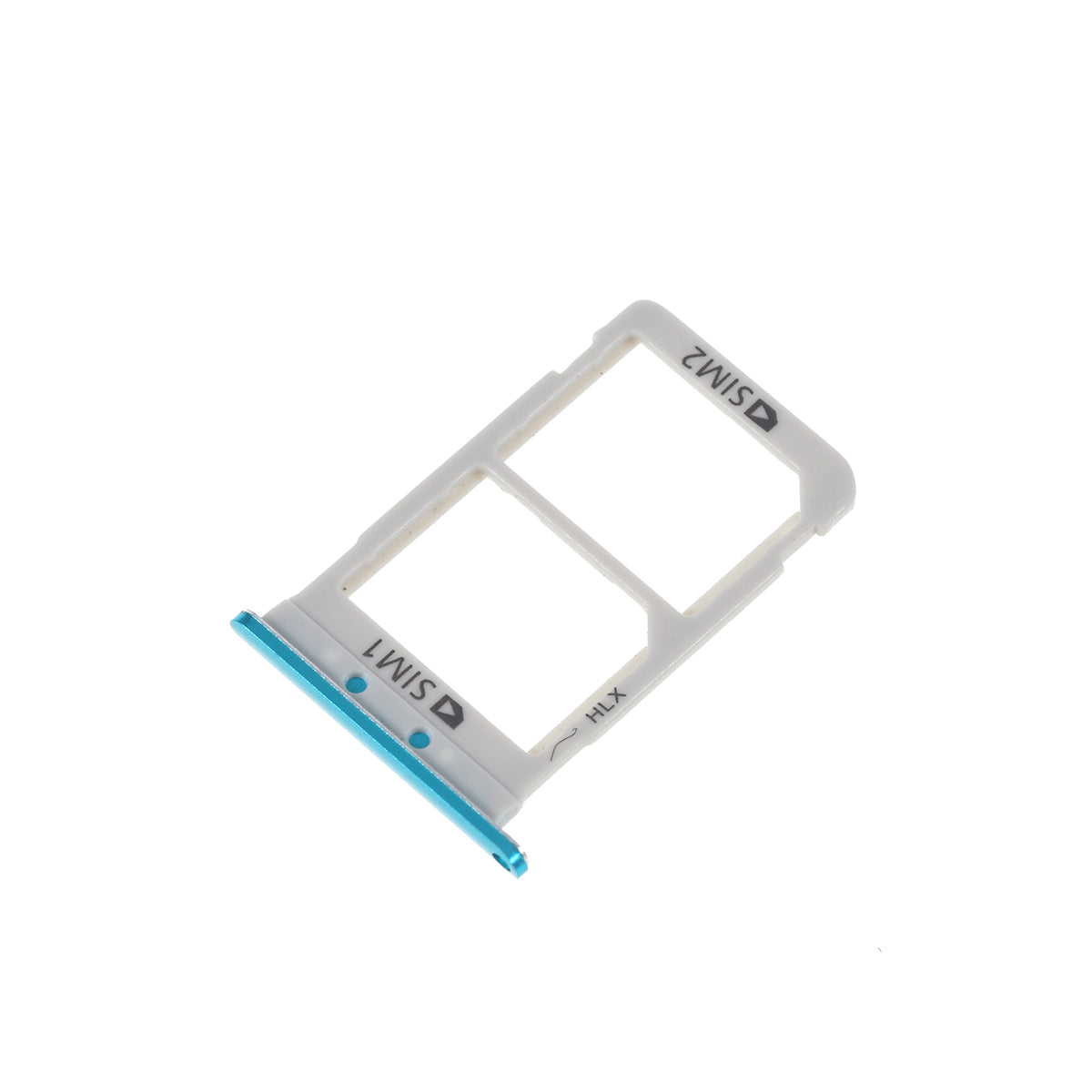 OEM Dual SIM Card Tray Holder Replace Part for Samsung Galaxy A8S G8870 SM-G8870 SM-G887FZ G887FZ - Cyan