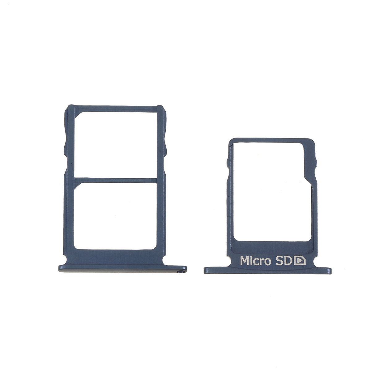 2 Pcs/Set OEM SIM Card Tray Slots Part for Nokia 5 - Blue