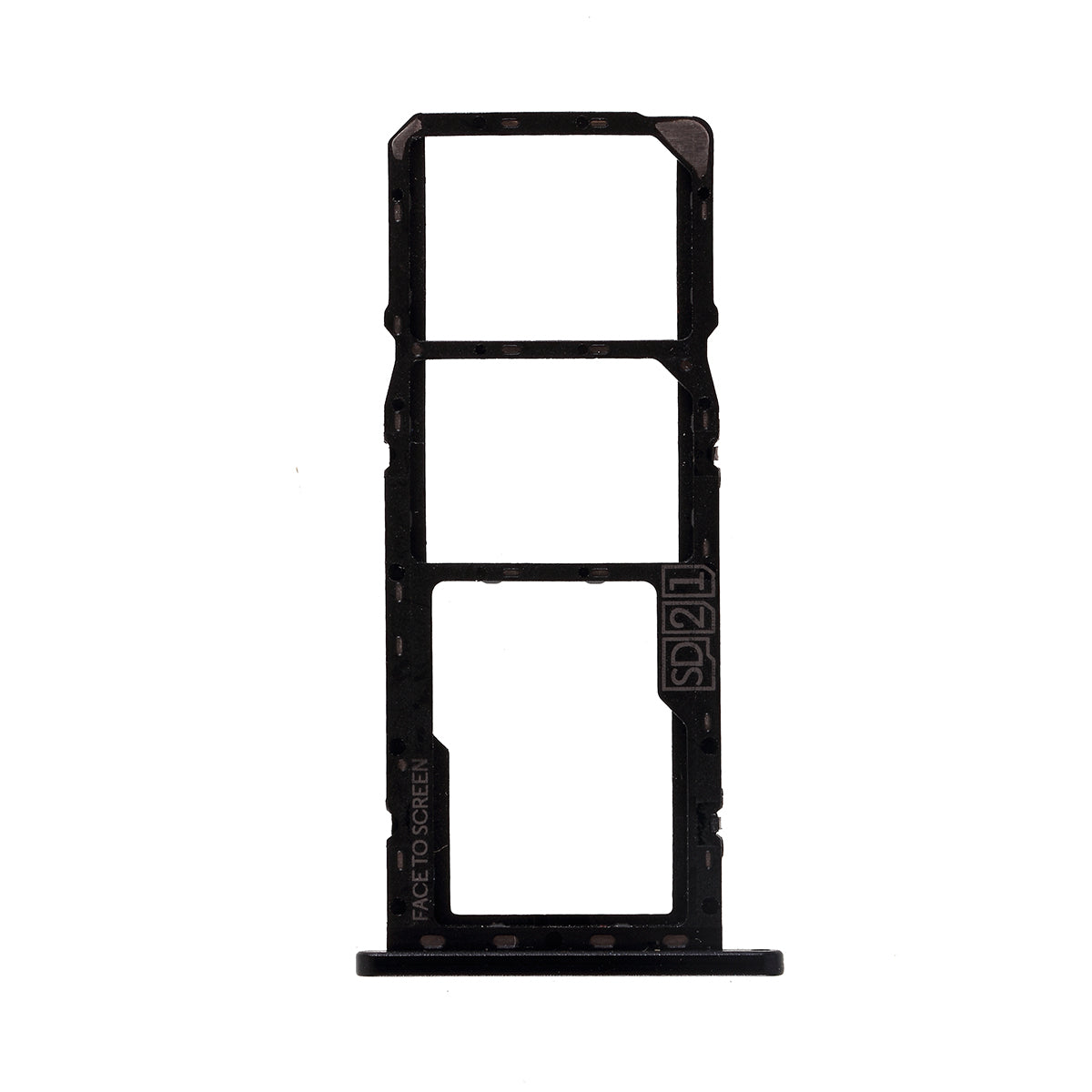 OEM SIM Card Tray Slot Holder Part for Motorola Moto G7 Play - Black