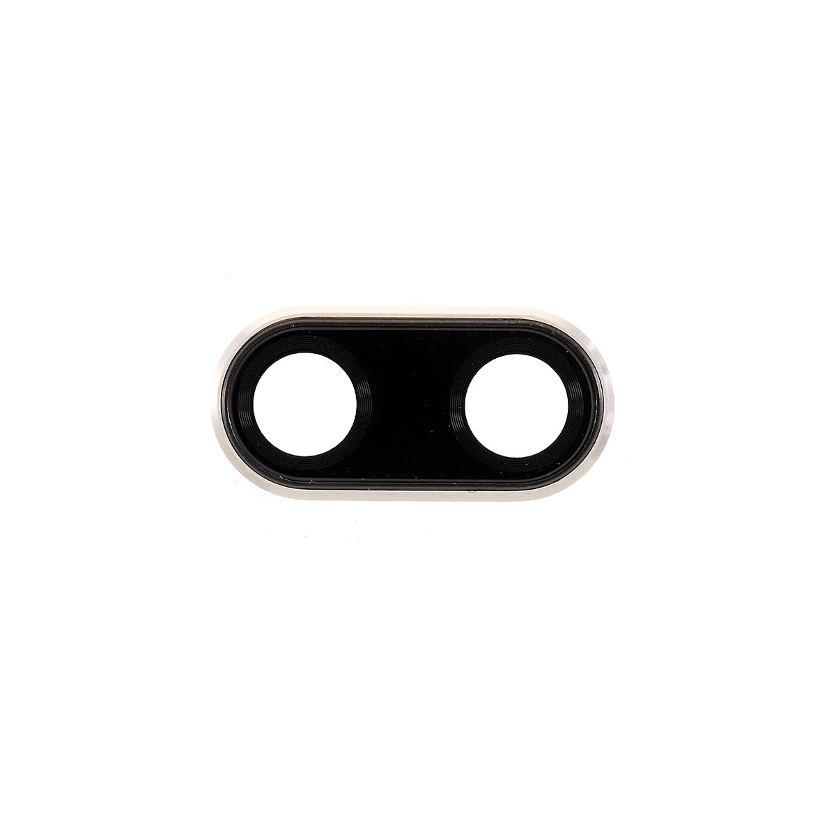 OEM Rear Camera Lens Ring Cover Part (with Glass) for Huawei P20 - Silver