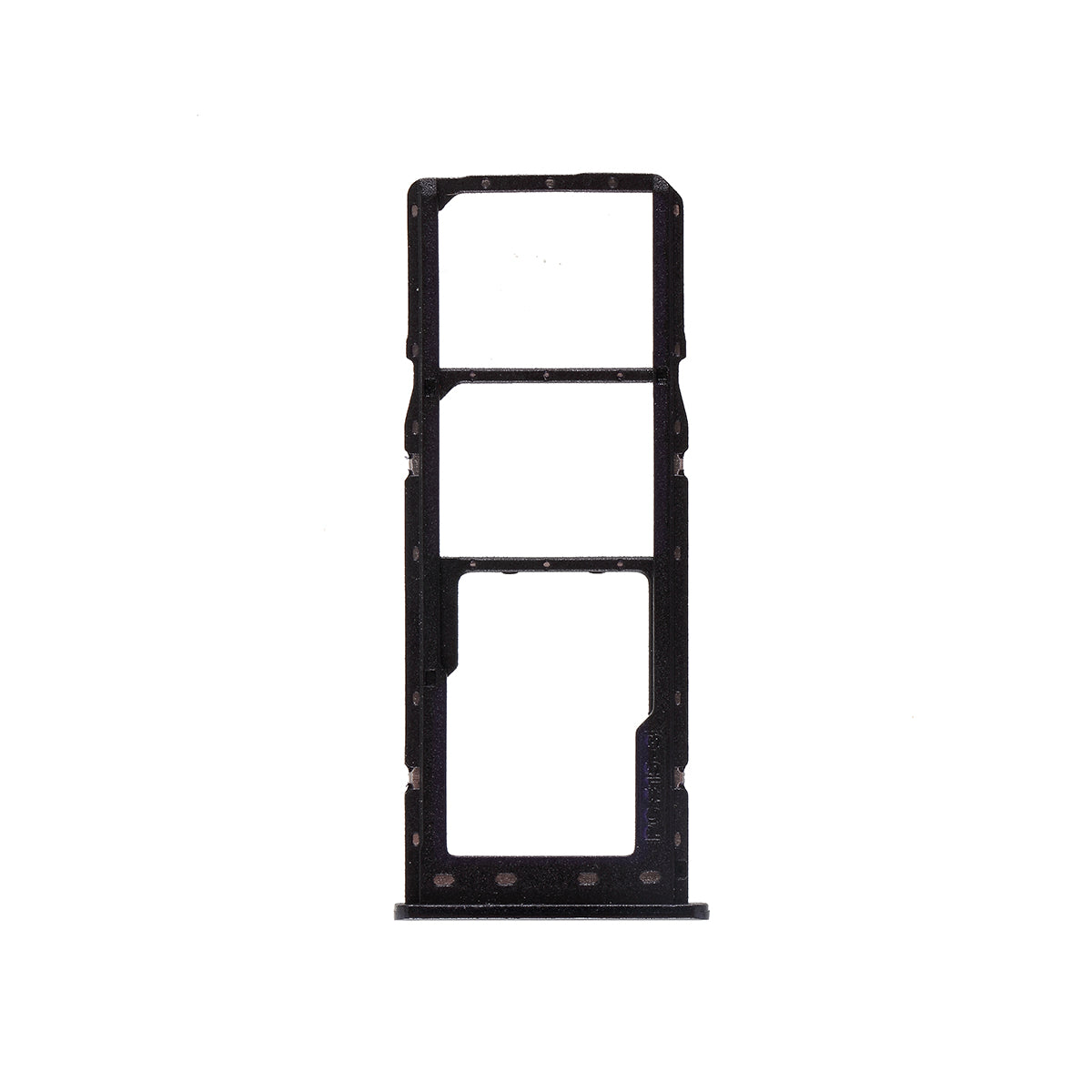 OEM Dual SIM Micro SD Card Tray Holder Replacement for Samsung Galaxy A10 SM-A105 - Black