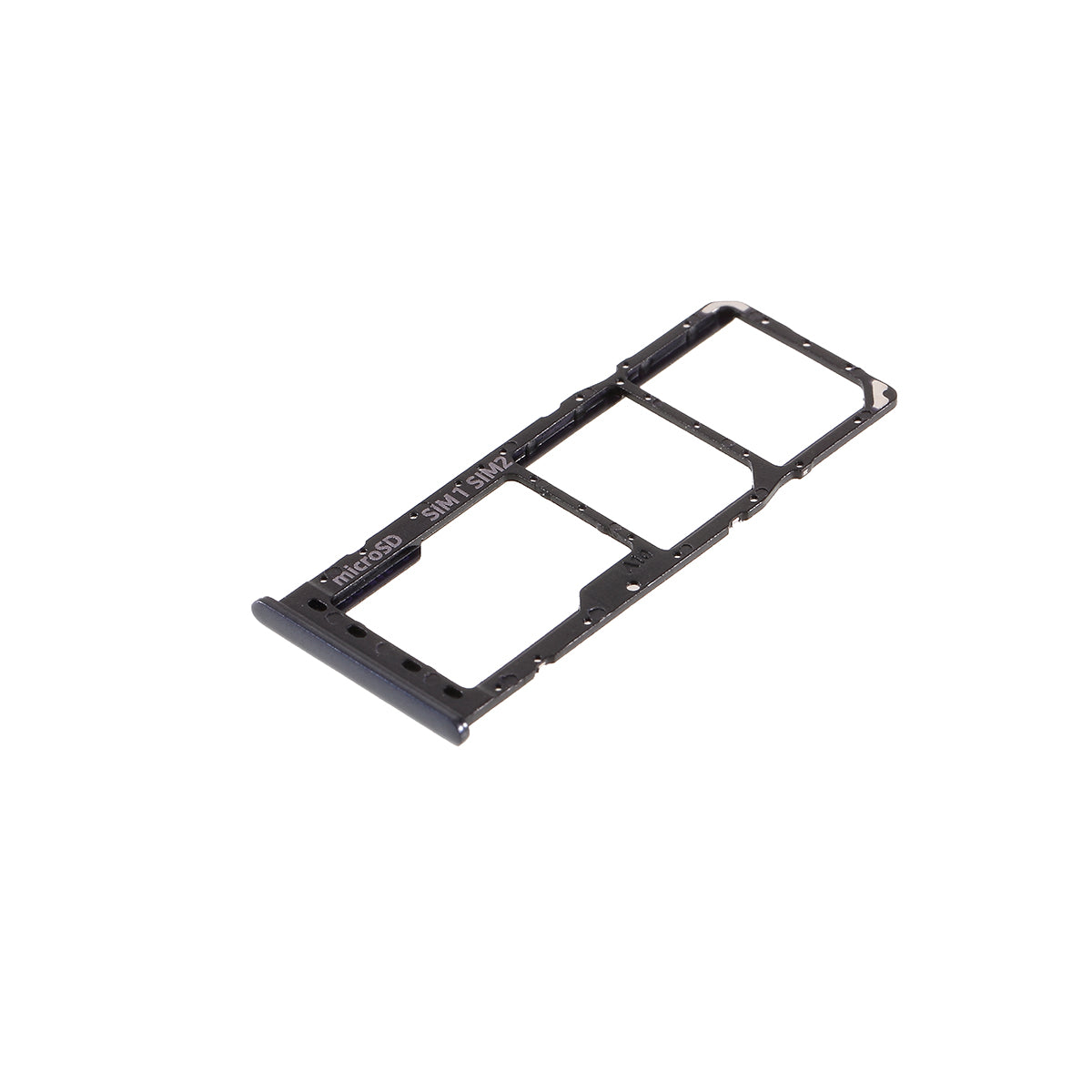OEM Dual SIM Micro SD Card Tray Holder Replacement for Samsung Galaxy A10 SM-A105 - Black