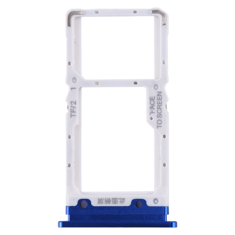 OEM SIM Card Tray Holder Replace Part for Xiaomi Mi CC9 - Blue