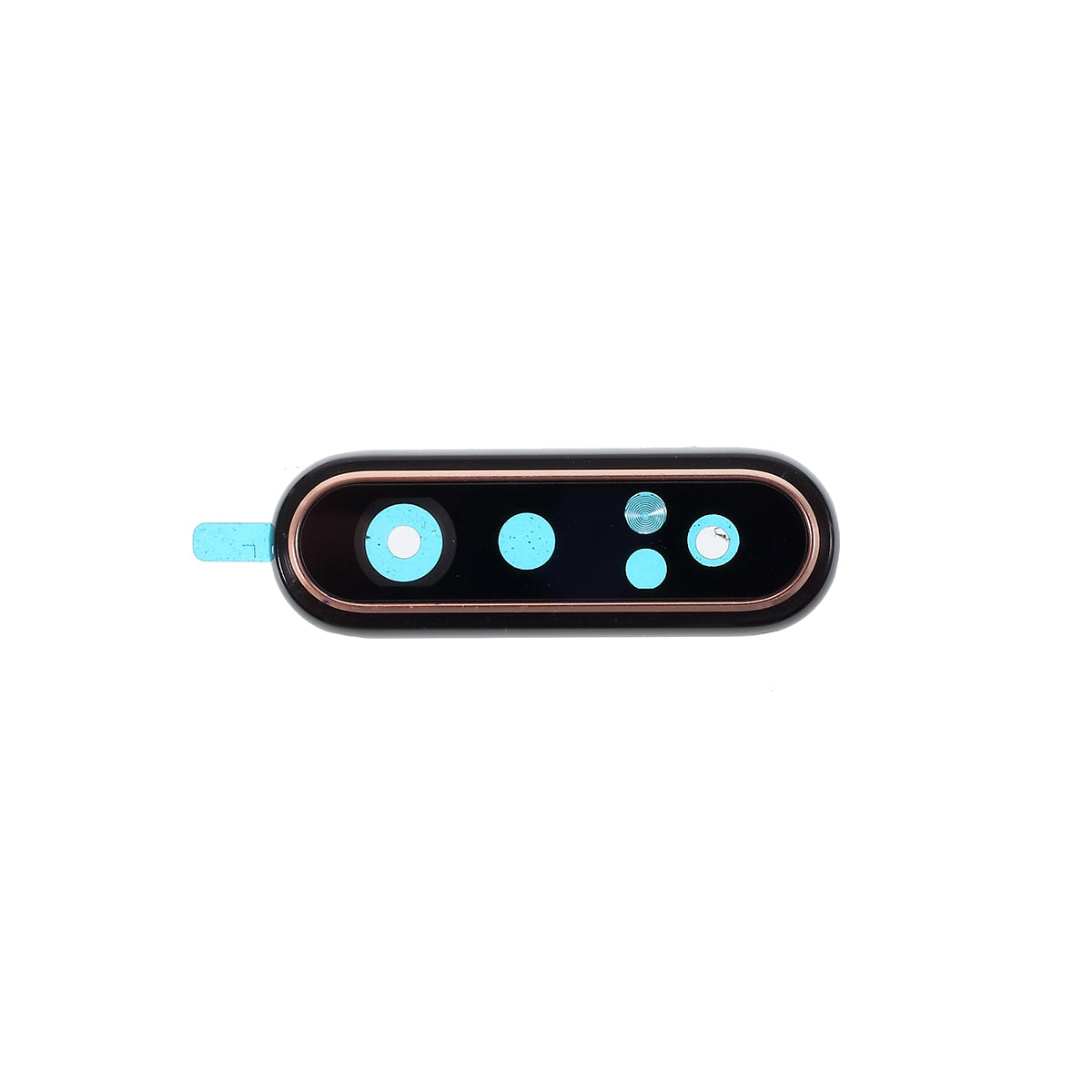 OEM Back Camera Lens Ring Cover with Glass Lens for Samsung Galaxy A80 SM-A805 - Black