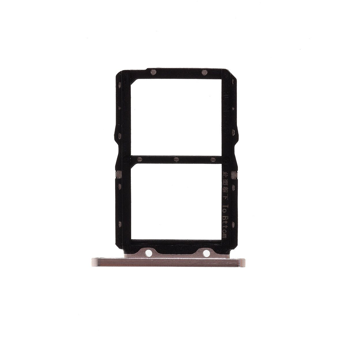 For Huawei Honor 20 / Nova 5T YAL-L21 OEM Dual SIM Card Tray Holder Replace Part (without Logo) - Silver