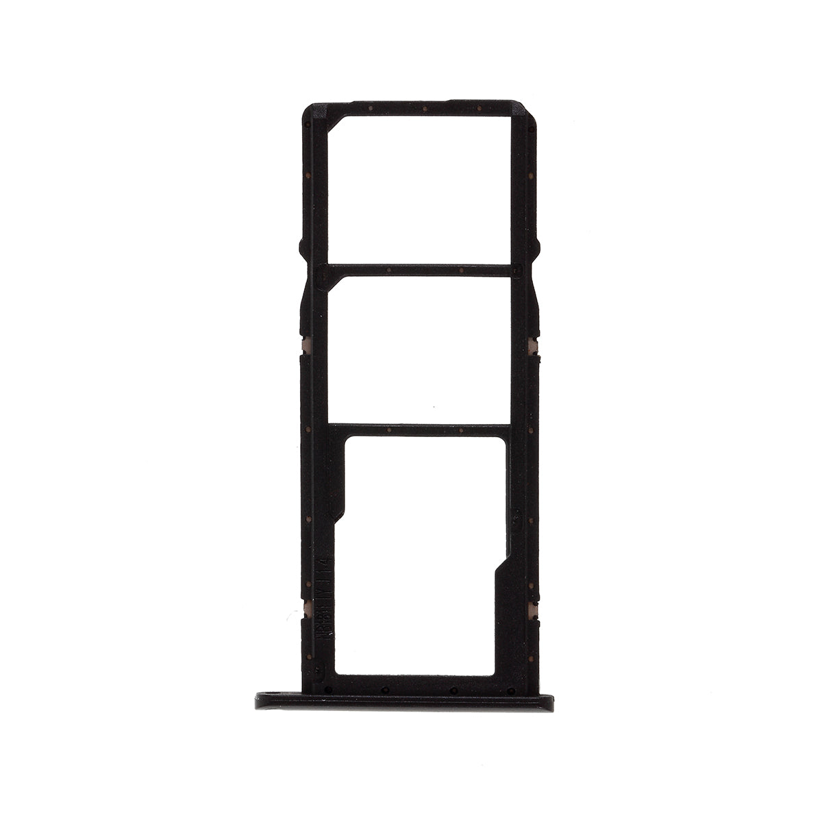 OEM SIM Card Tray Holder Replace Part for Huawei Honor 8A / Honor 8A Pro - Black