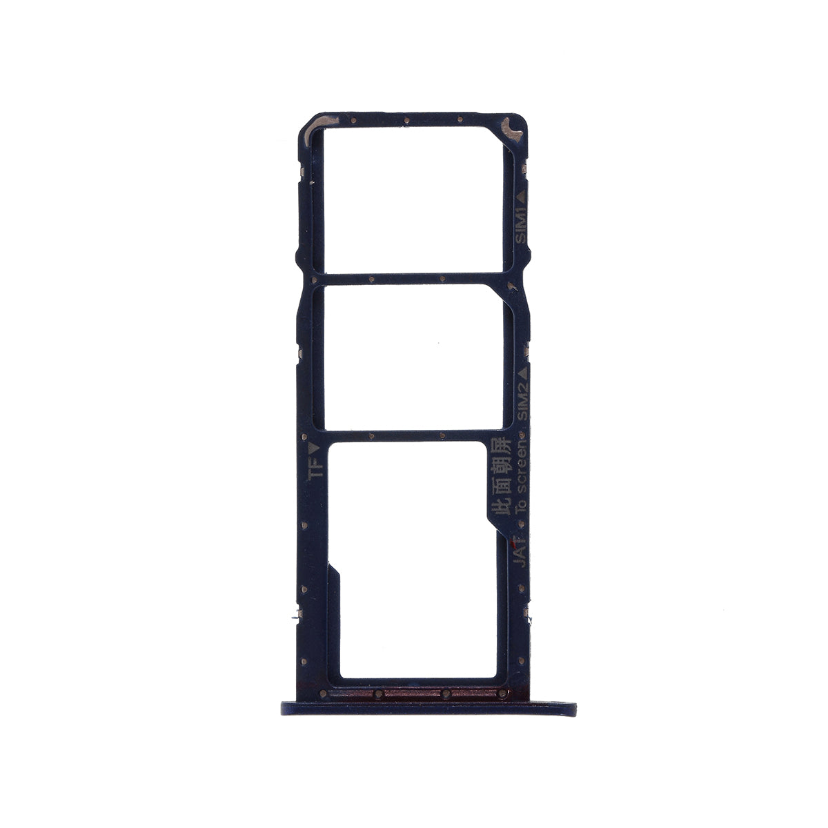 OEM SIM Card Tray Holder Replace Part for Huawei Honor 8A / Honor 8A Pro - Blue