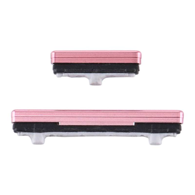 For Samsung Galaxy Note 10 4G SM-N970 2Pcs / Set OEM Power On / Off and Volume Side Buttons (without Logo) - Pink