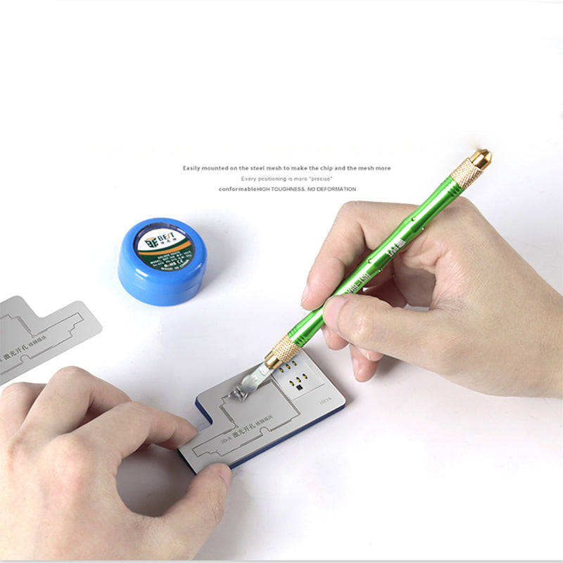 BST-1023A 3D Planting Tin Network Mesh IC Chip BGA Reballing Solder Template for iPhone X