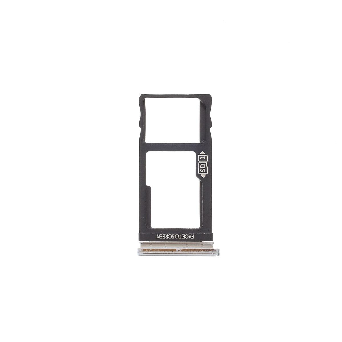 OEM Micro SD Card Tray Holder Replacement for Motorola One Vision P50 - Gold