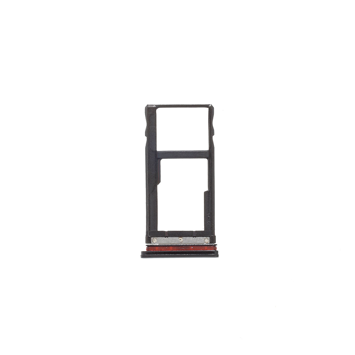 OEM Micro SD Card Tray Holder Replacement for Motorola One Vision P50 - Red / Black