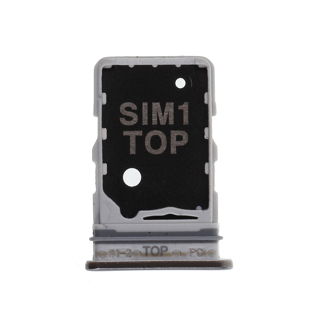 OEM Dual SIM Card Tray Holder Replace Part for Samsung Galaxy A80 SM-A805F - White
