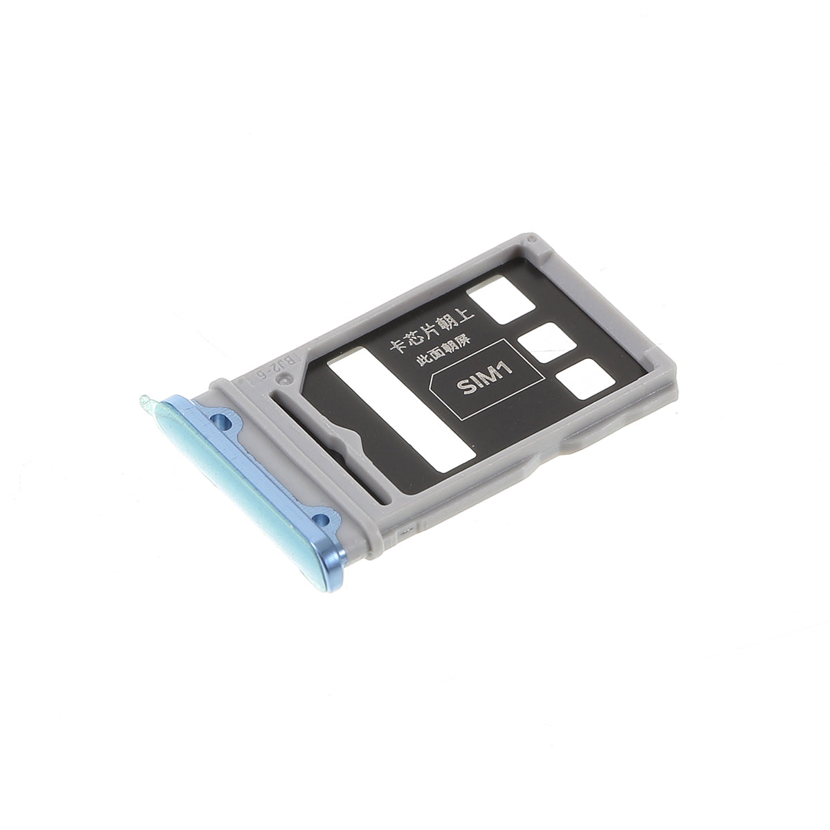 OEM SIM Card Tray Holder Replace Part for Huawei Honor View 30 Pro / V30 Pro - Baby Blue