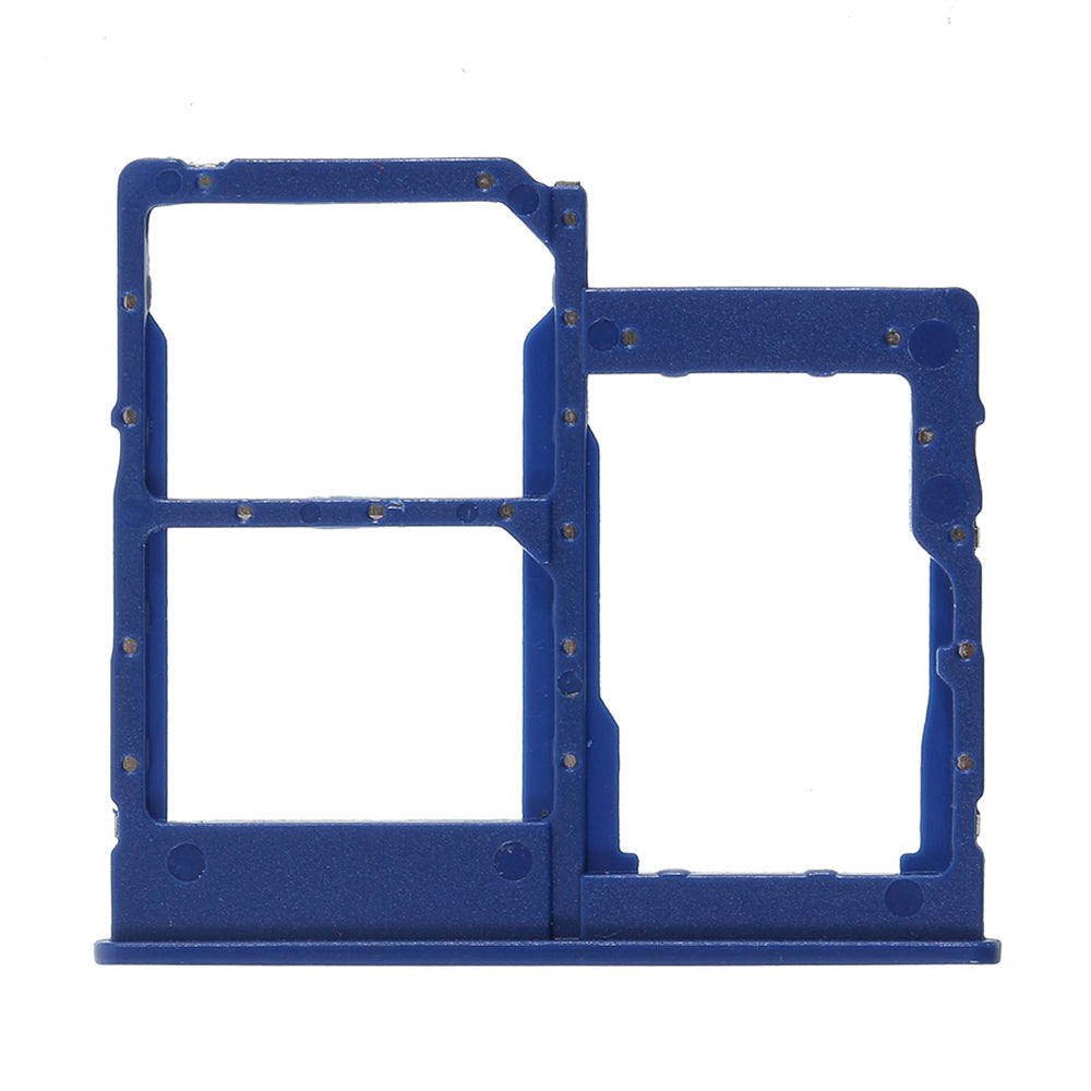 For Samsung Galaxy A20e SM-A202F OEM SIM + SD Card Tray Holder Replacement Part (without Logo) - Blue