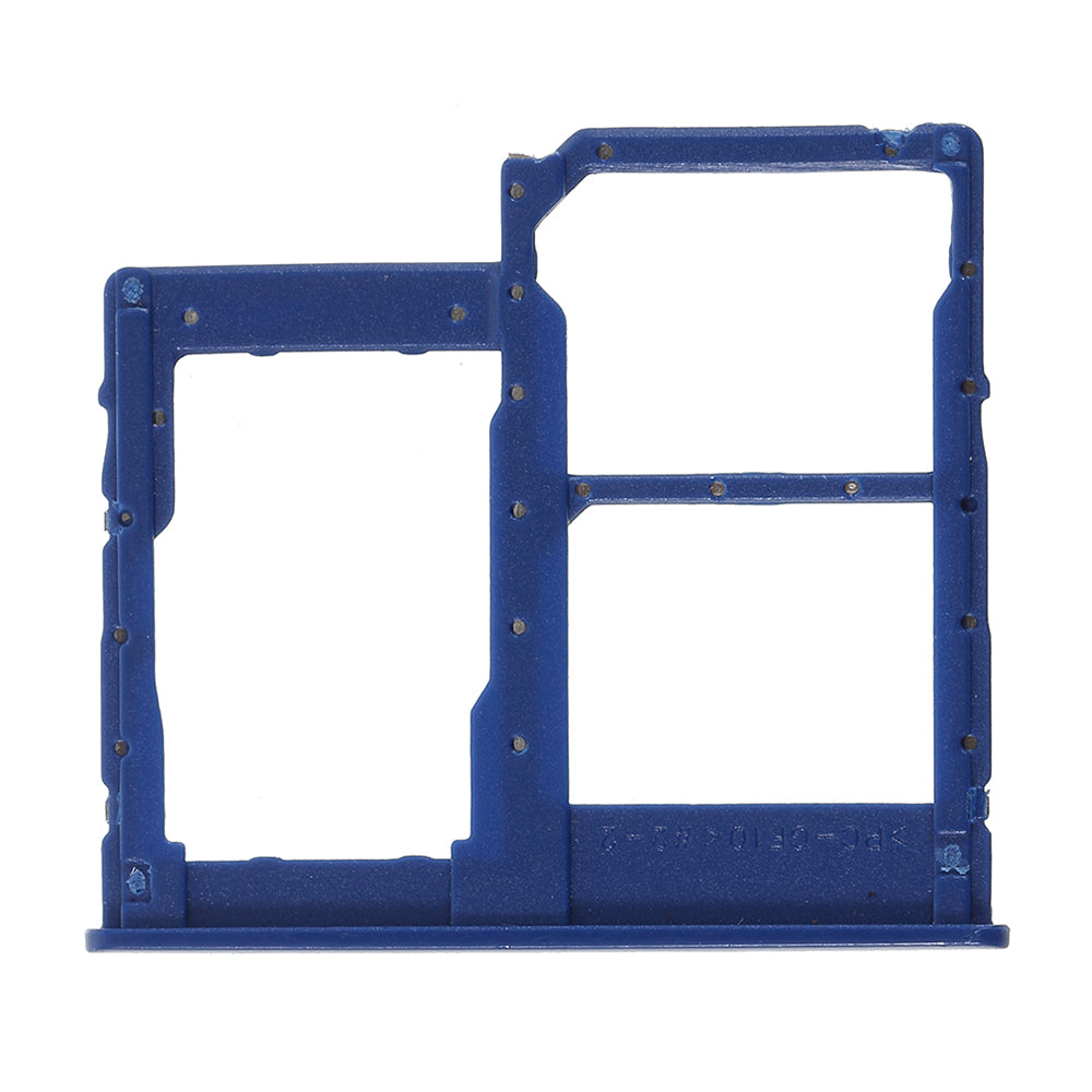 For Samsung Galaxy A20e SM-A202F OEM SIM + SD Card Tray Holder Replacement Part (without Logo) - Blue
