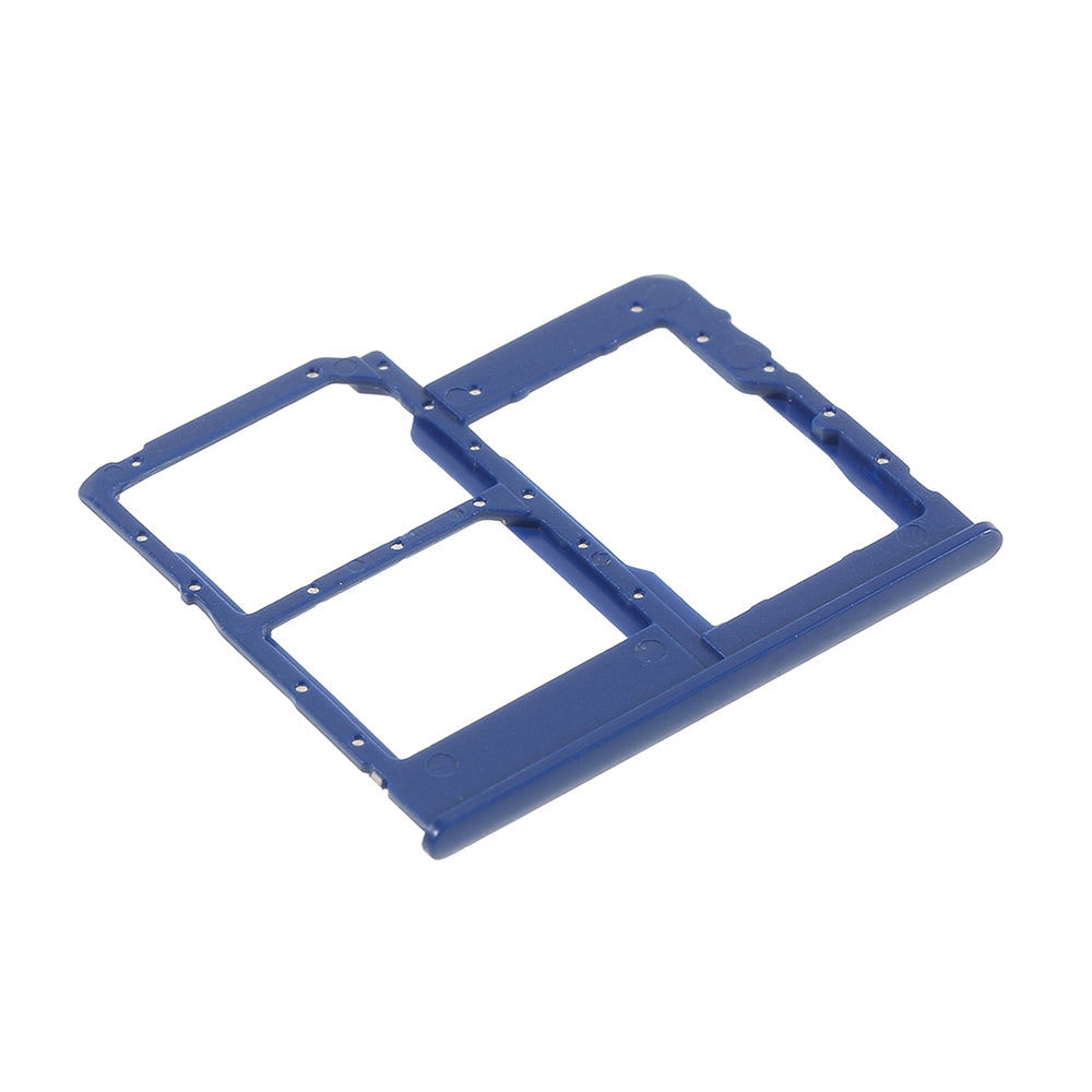 For Samsung Galaxy A20e SM-A202F OEM SIM + SD Card Tray Holder Replacement Part (without Logo) - Blue
