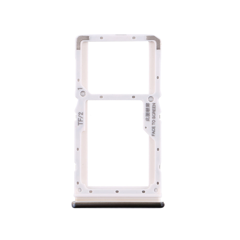 OEM SIM Card Tray Slot Holder Part for Xiaomi Redmi Note 8 Pro - Black