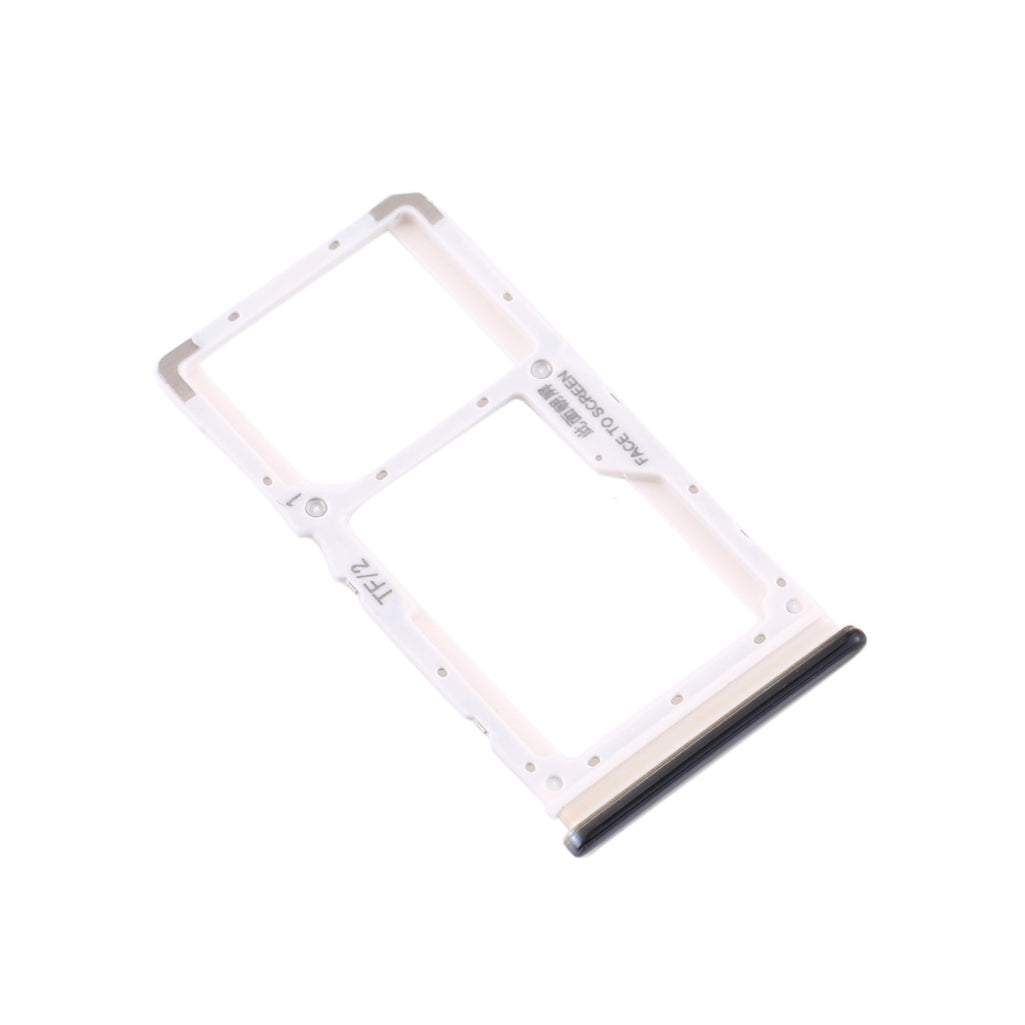 OEM SIM Card Tray Slot Holder Part for Xiaomi Redmi Note 8 Pro - Black