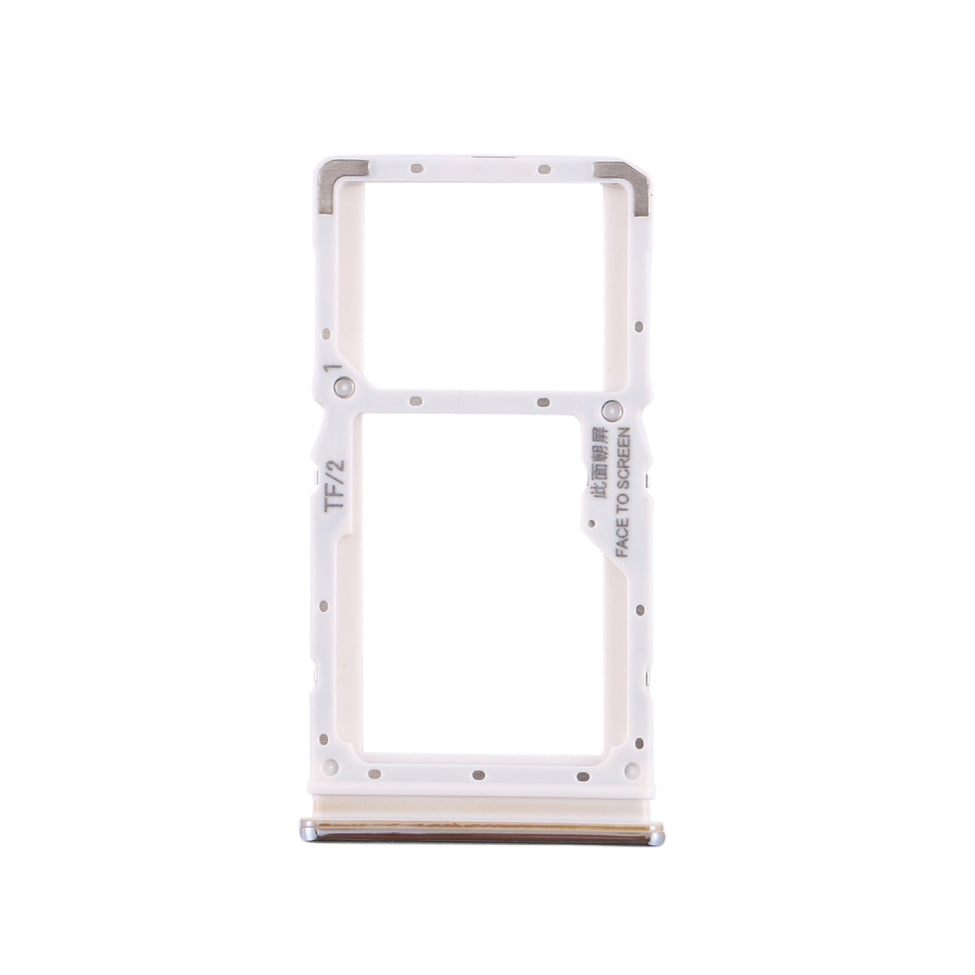 OEM SIM Card Tray Slot Holder Part for Xiaomi Redmi Note 8 Pro - Silver