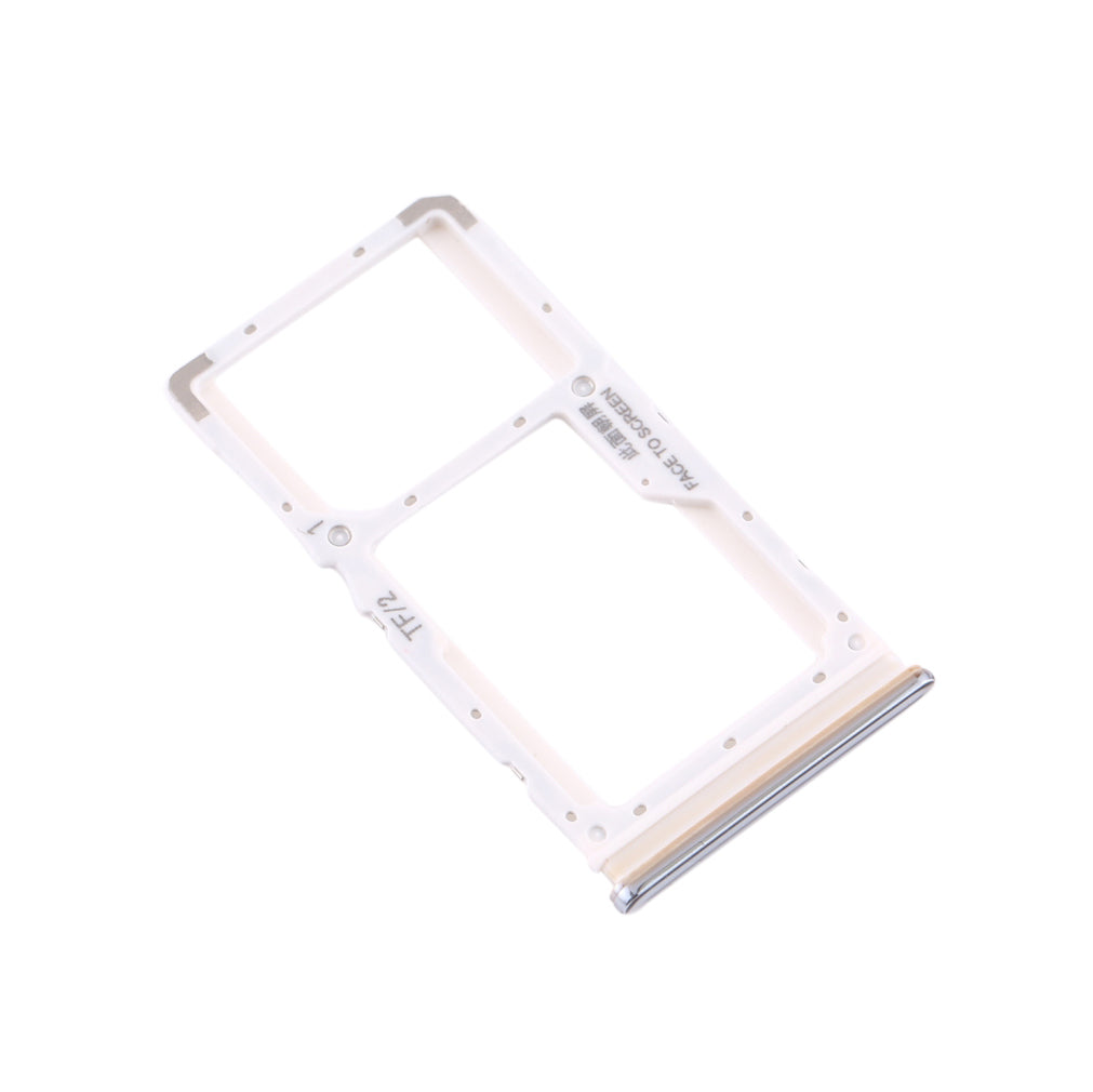 OEM SIM Card Tray Slot Holder Part for Xiaomi Redmi Note 8 Pro - Silver