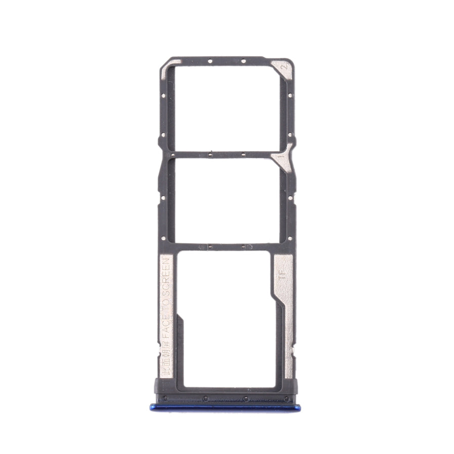 OEM SIM Card Tray Holder Replace Part for Xiaomi Redmi Note 8 - Blue
