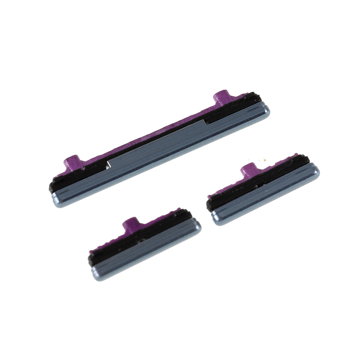 For Samsung Galaxy S10 G973 / S10 Plus G975 3Pcs / Set OEM Power On / Off and Volume Side Buttons (without Logo) - Blue