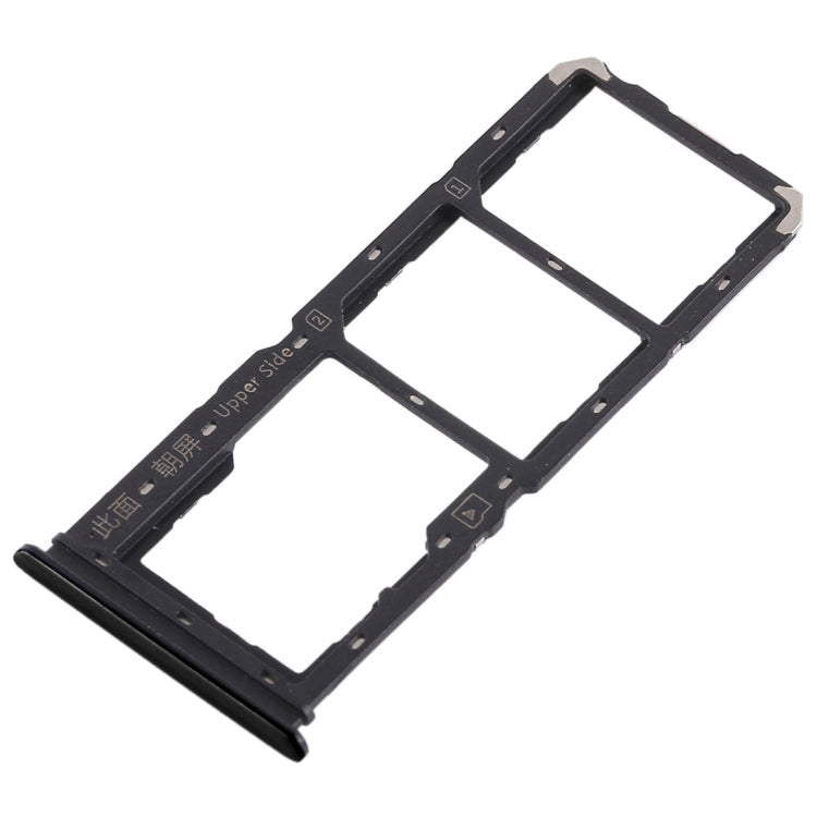 OEM SIM1 + SIM2 + Micro SD Card Tray Holders Part for vivo Y97 - Black