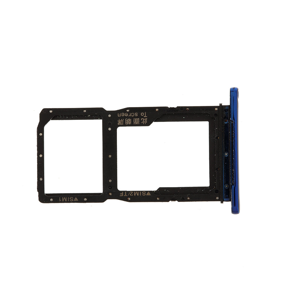 OEM SIM Card Tray Slot Holder Part for Huawei P Smart Z - Blue