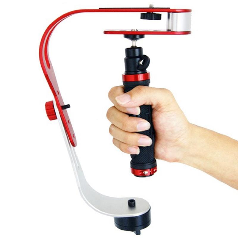 DEBO Handheld Video Stabilizer for DSLR Camera Camcorder, UF-007 (Red)