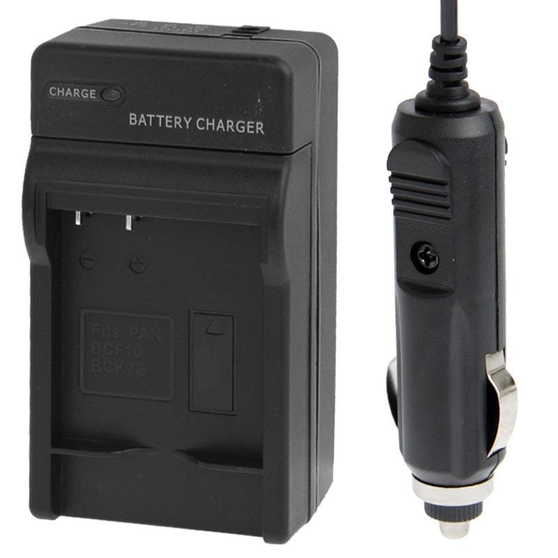 Digital Camera Battery Car Charger for Panasonic BCF10 / BCK7E (Black)