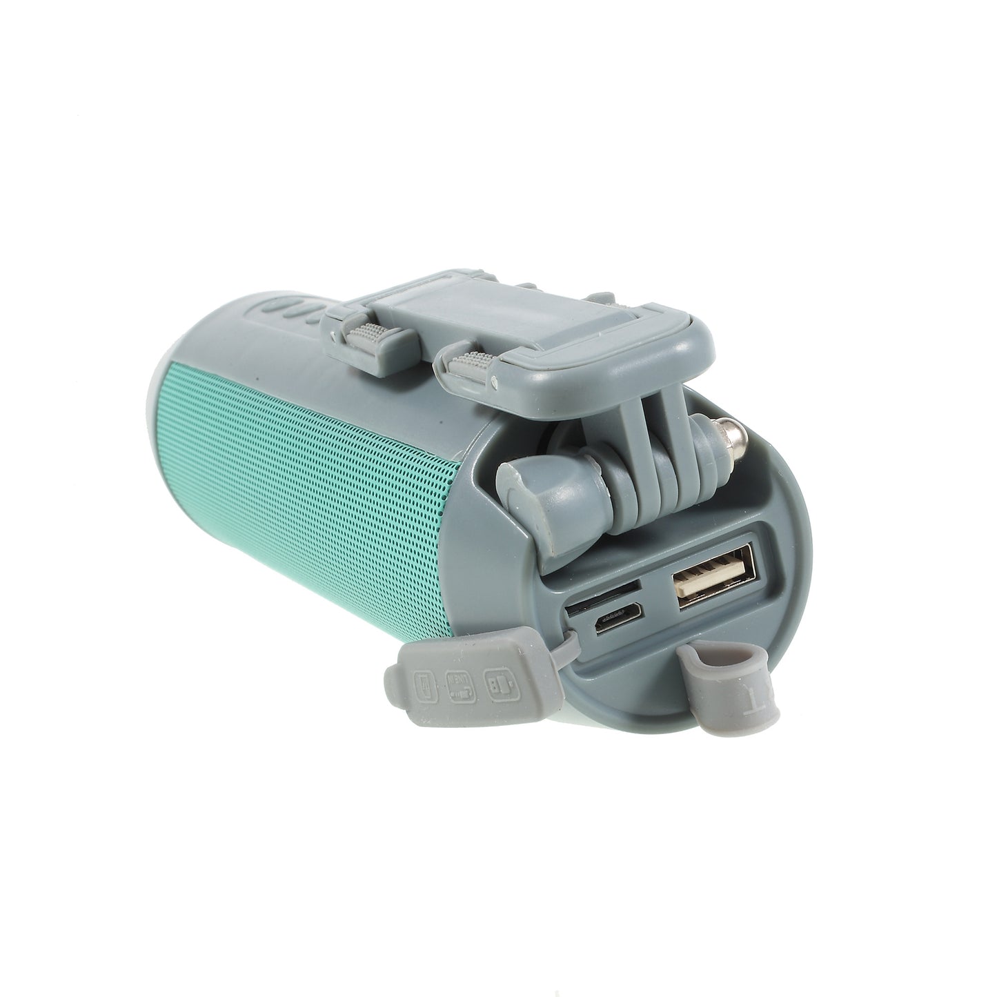 Portable Monopod Bluetooth Selfie stick + Bluetooth Speaker + Power Bank + Phone Holder - Blue